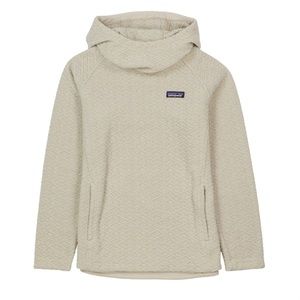 Patagonia Women’s Diamond Capra Hoody Sweater. Sz S, Cream, Excellent condition